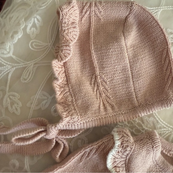 Max Studio Kids Pink/ Peach Knit Set NEW - Picture 9 of 14